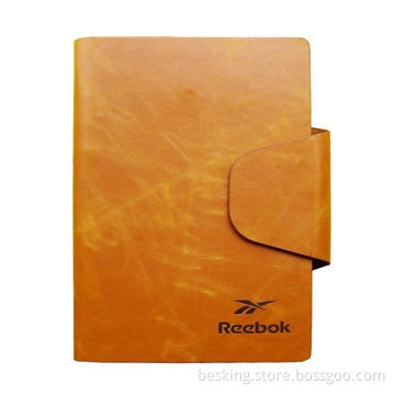 PU Leather Notebooks with Flap and Button, Available in Various Colors/SizesNew